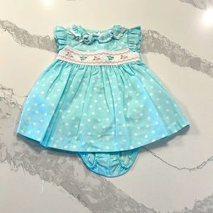 Bonnie Baby dress with matching bloomers